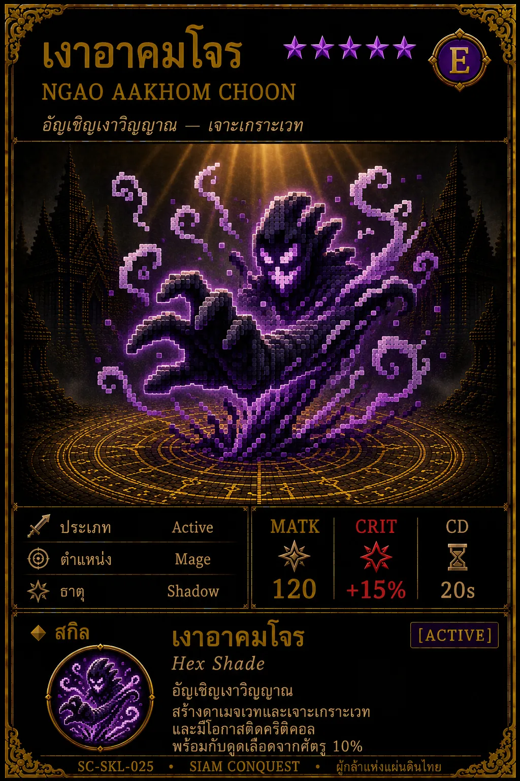 การ์ดเงาอาคมโจร