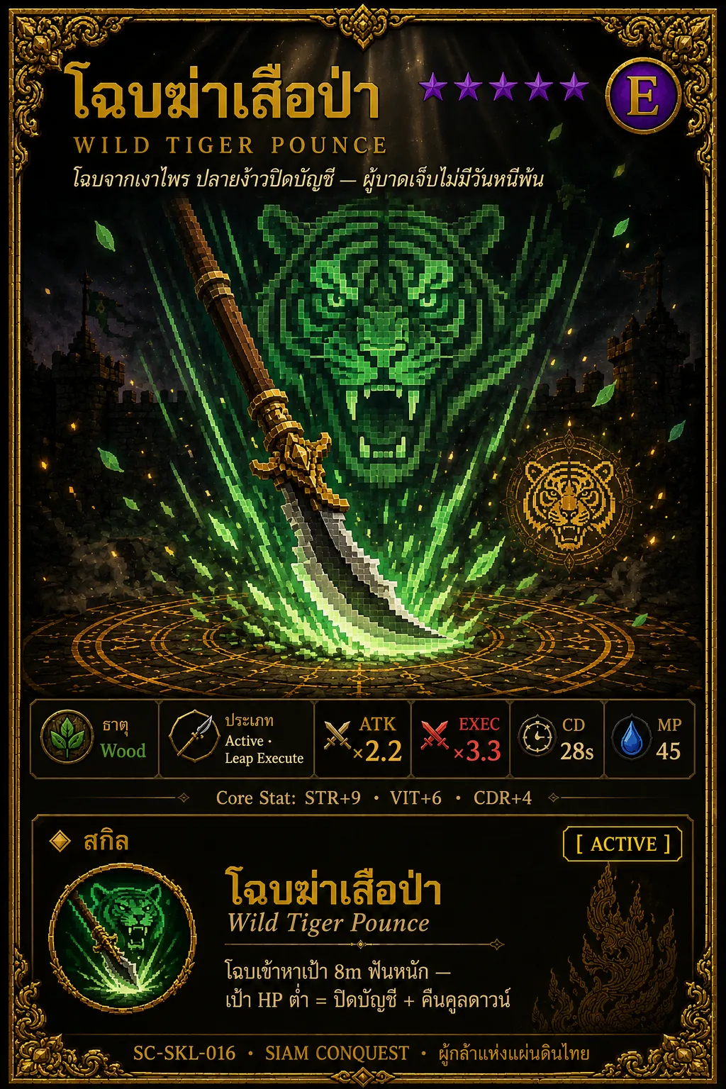 การ์ดโฉบฆ่าเสือป่า